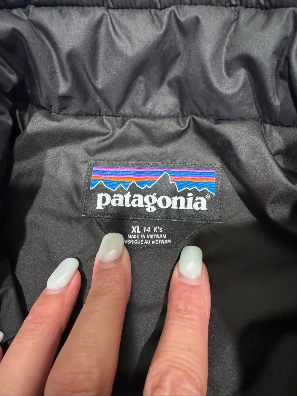 Patagonia Black Quilted Puffer Jacket